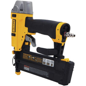 Tool-free depth adjustment on the DEWALT Brad Nailer for precise nail heads.