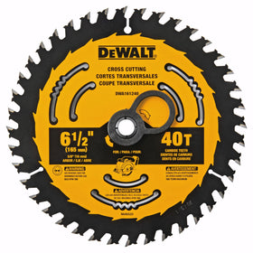 DEWALT 6-1/2 inch framing blade with 40T for precise framing cuts.