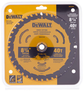 DEWALT anti-stick coating minimizes friction during cutting