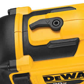 DEWALT coil-nail ready system demonstrated for quick reloads.