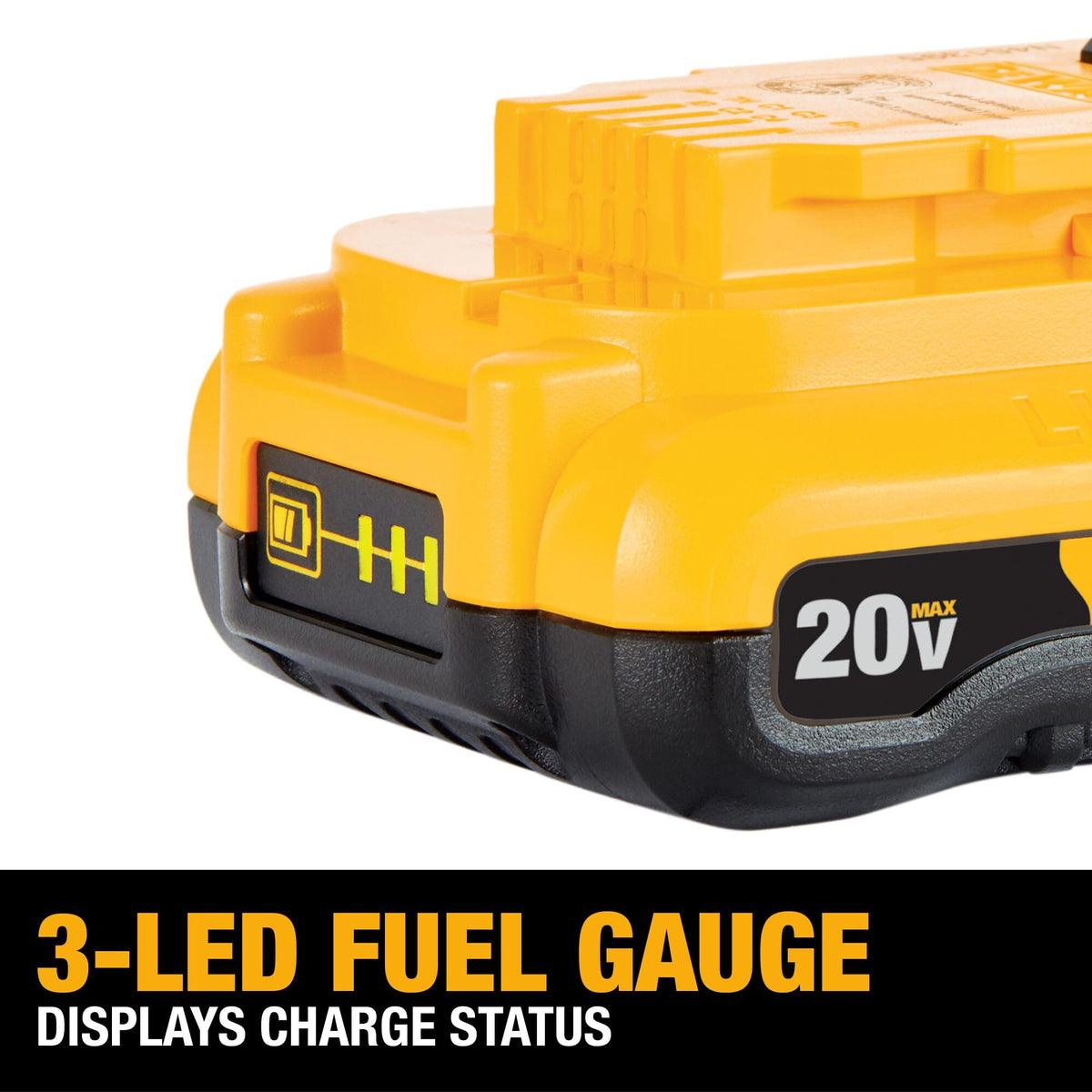 DEWALT compact design fits in tool belts and bags