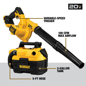 DEWALT compact tool profile fits in crowded work areas