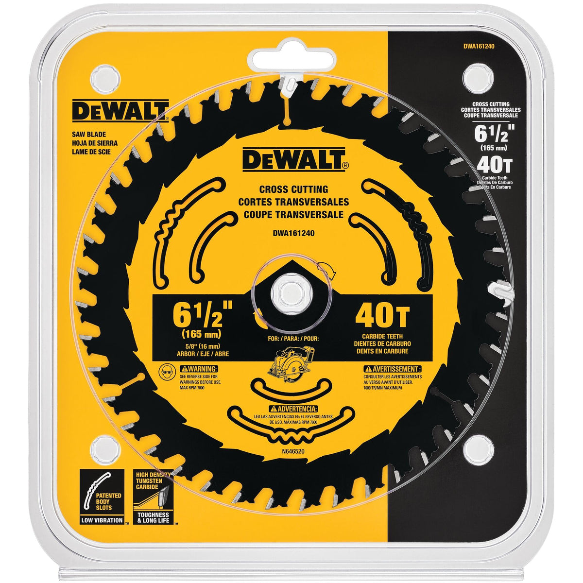 DEWALT compatible with both corded and cordless circular saws.