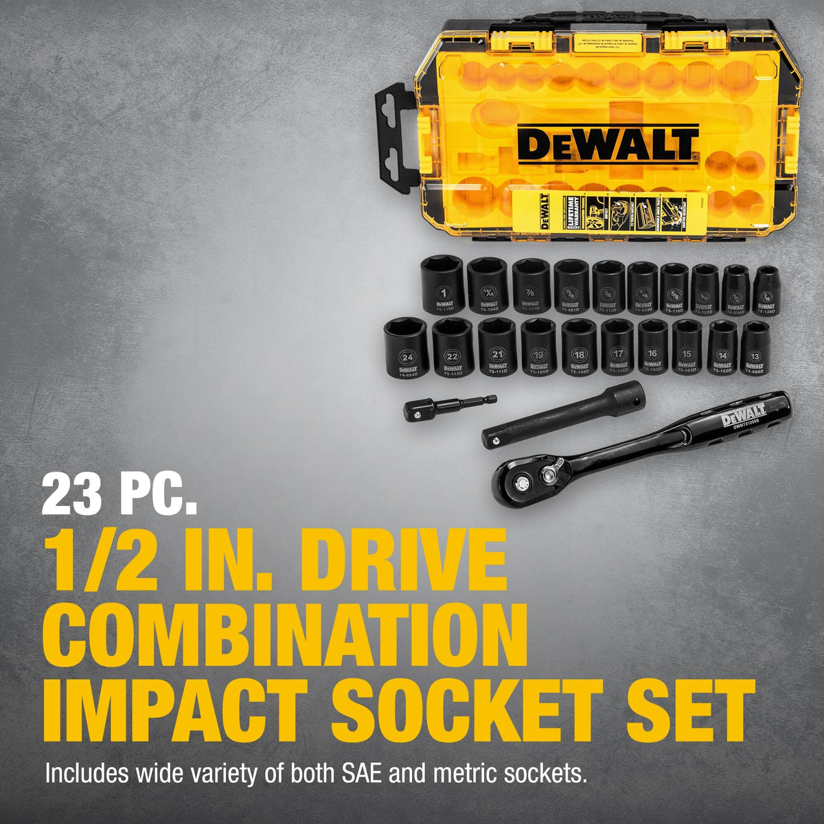 DEWALT CR-440 steel construction is heat-treated for durability