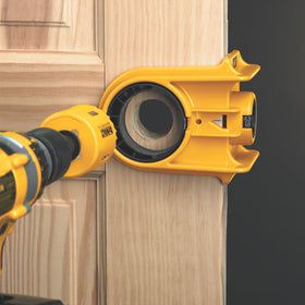 DEWALT D180004 adjustable bushings fit standard backsets and door thicknesses.