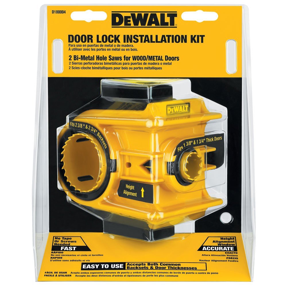 DEWALT D180004 kit box with carry handle for organized transport.
