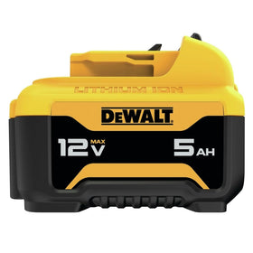 DEWALT DCB126 battery LED indicator helps monitor charge before work.