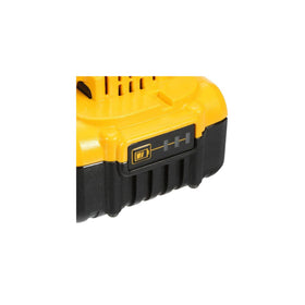 DEWALT DCB205 on jobsite highlights reliable runtime under tough tasks.