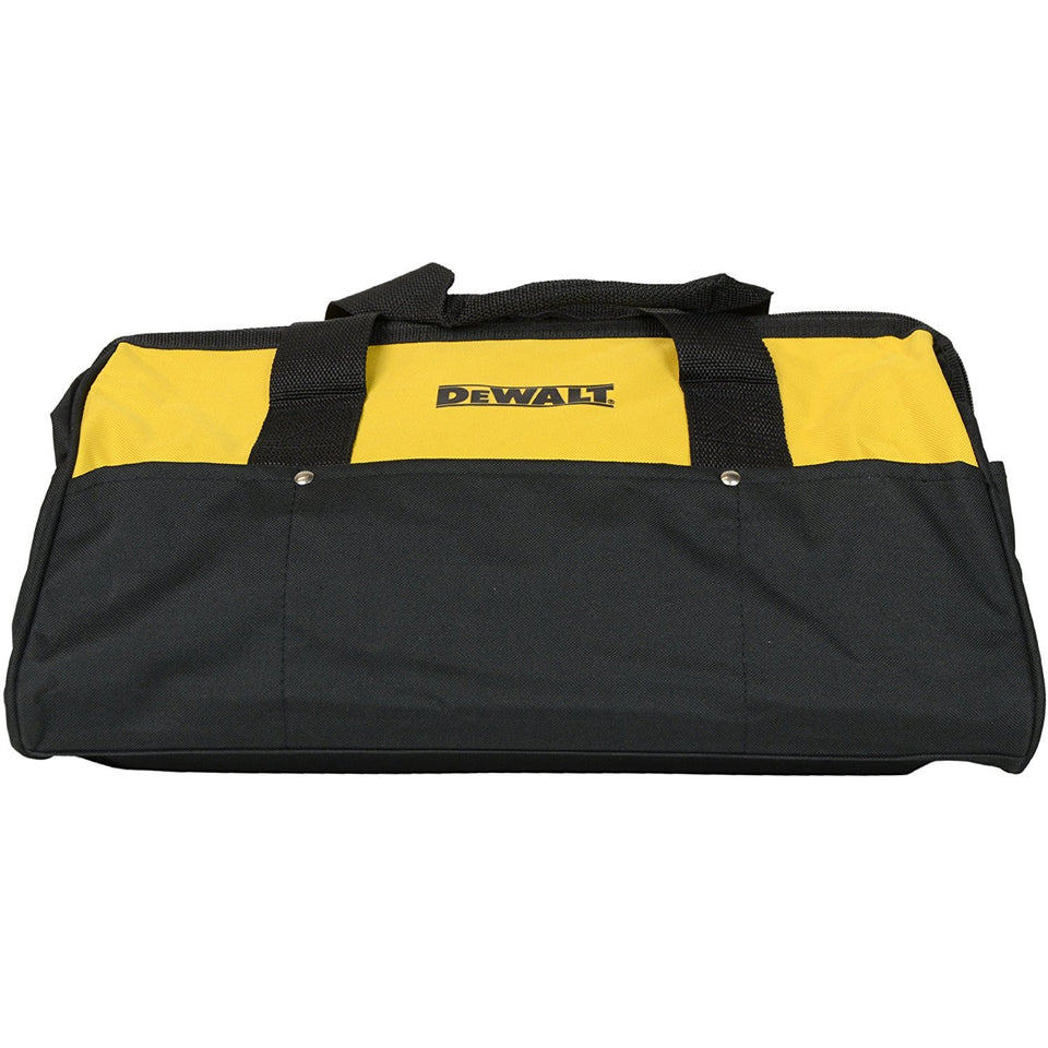 DEWALT DCBAG3 ballistic nylon tool bag keeps tools organized and protected on job sites.