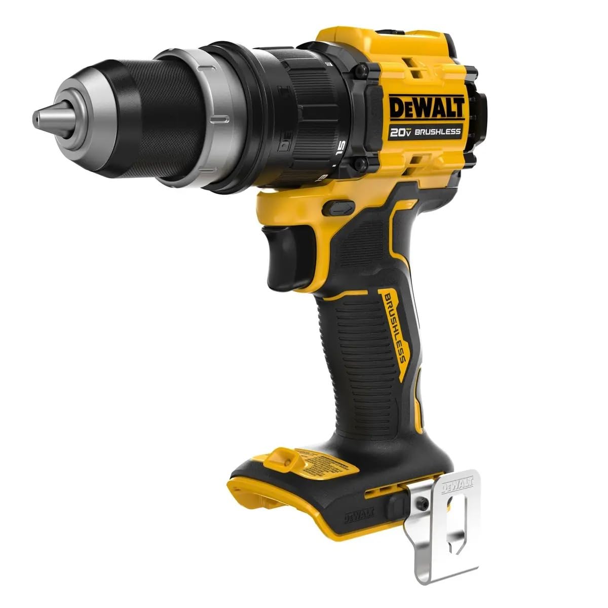 DeWALT Atomic quick-release offset hex for fast switching and access.