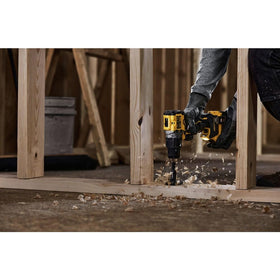 DEWALT DCD805B two-speed settings optimize drilling and driving.
