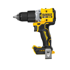 DEWALT DCD806B drill in hand showing on-site control and balance.
