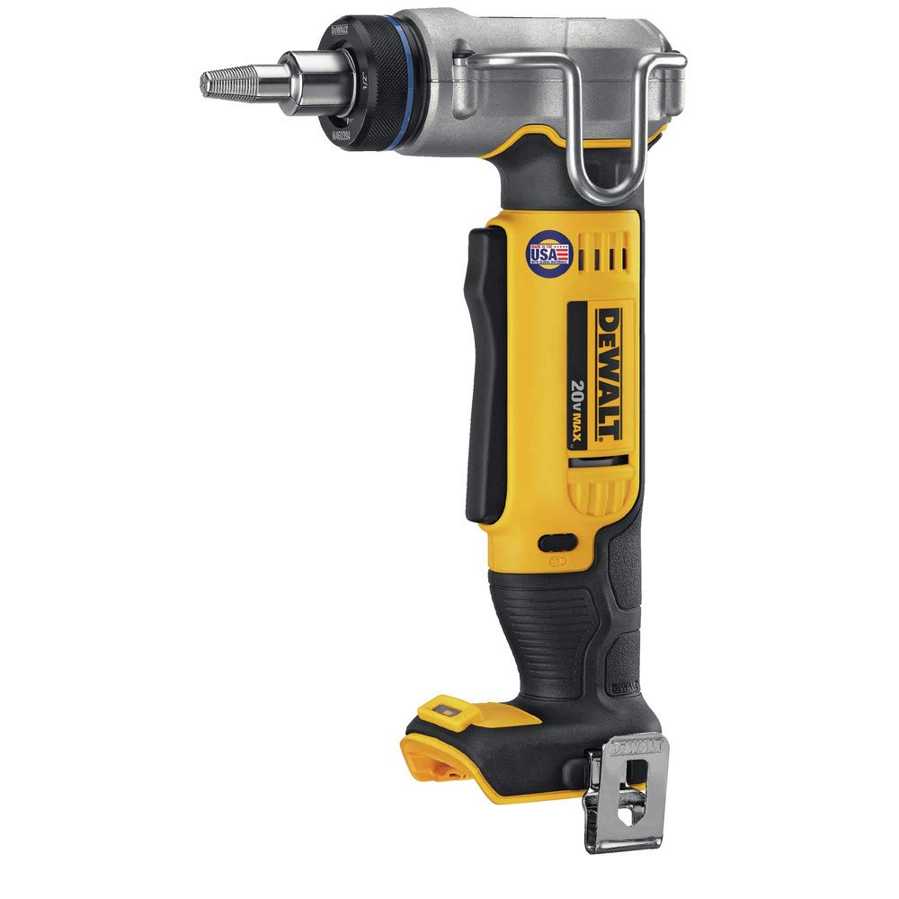 DEWALT DCE400B ergonomic grip and dual hooks improve comfort and transport on site