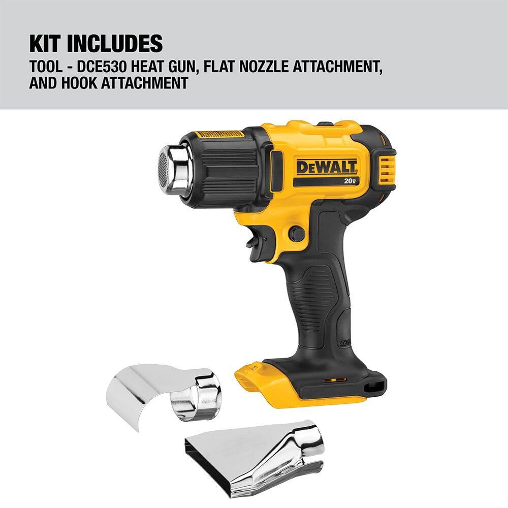 DEWALT DCE530B two-temperature settings for task control