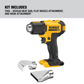 DEWALT DCE530B two-temperature settings for task control