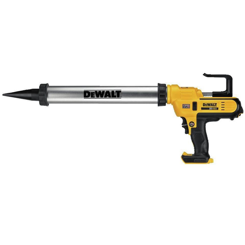 DEWALT DCE580B adhesive gun for smooth, precise bead application.