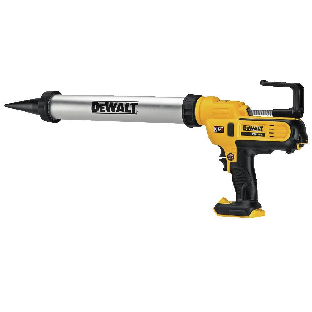 DEWALT DCE580B canister tray enables quick interchange, reducing setup time.