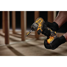 DEWALT DCF601B setup with visible clutch settings for fastening control