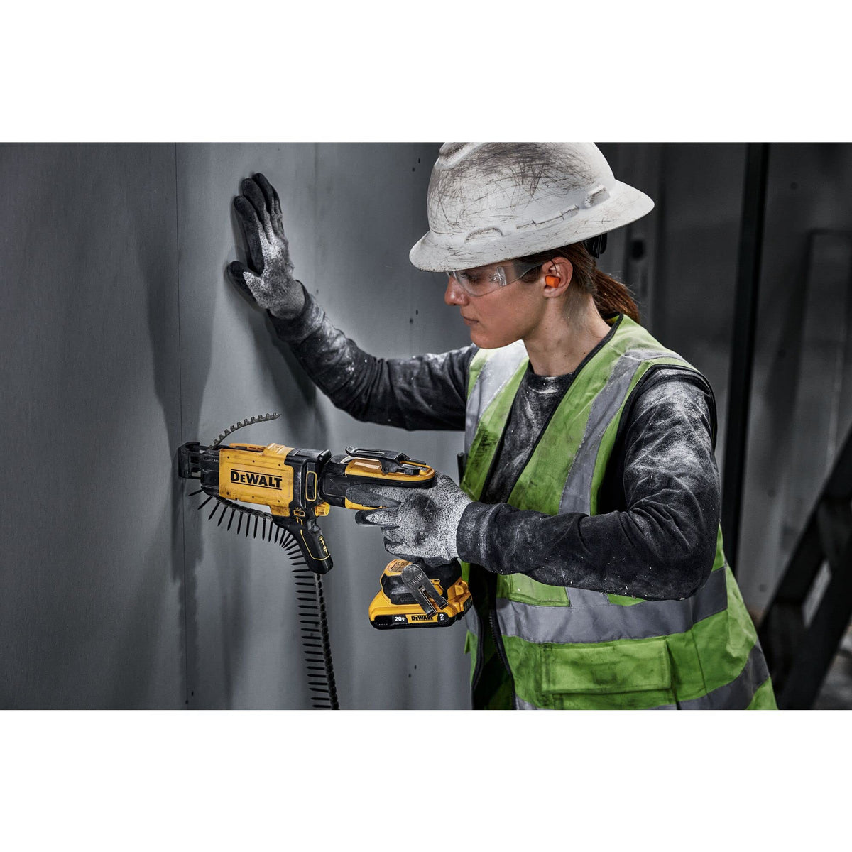 DEWALT DCF630B side profile emphasizes ergonomic grip for extended use.