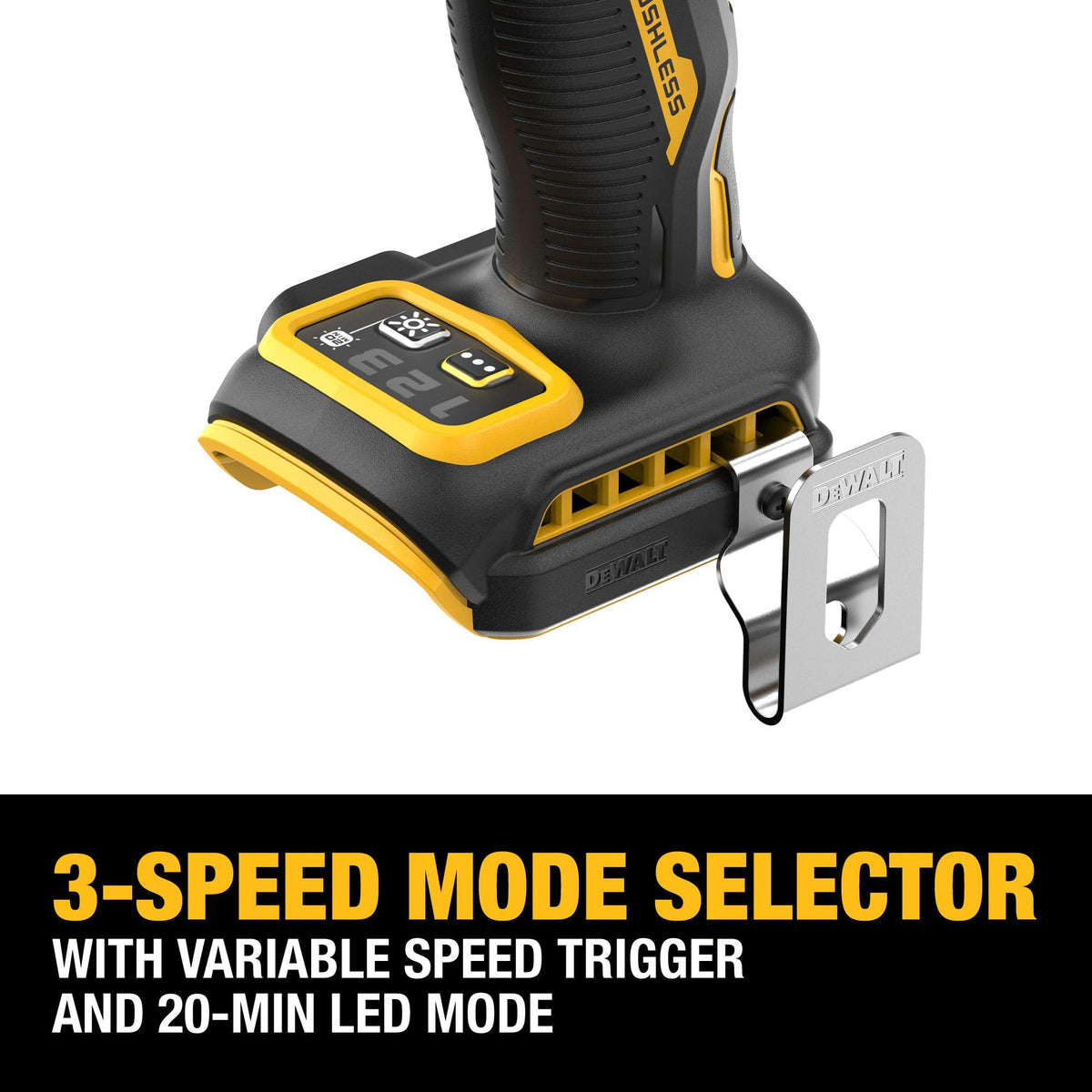 DEWALT DCF860QQ1 XR Powerpack supports extended job time with portable power.