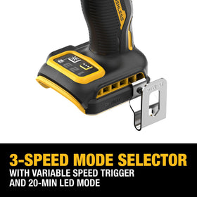 DEWALT DCF860QQ1 XR Powerpack supports extended job time with portable power.