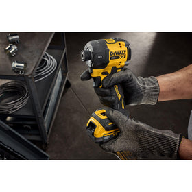 DEWALT DCF870B belt hook keeps the tool within reach on site