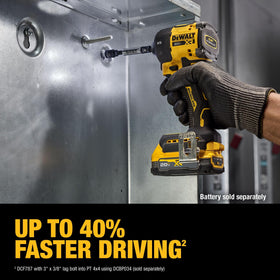 DEWALT DCF870B performs reliably in cold temperatures on tough jobs