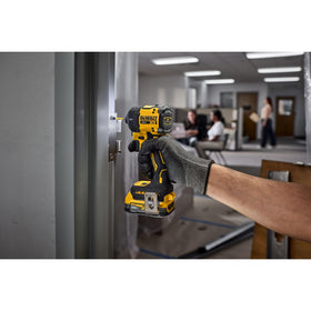 DEWALT DCF870B nine-LED lighting provides a brighter work area when needed