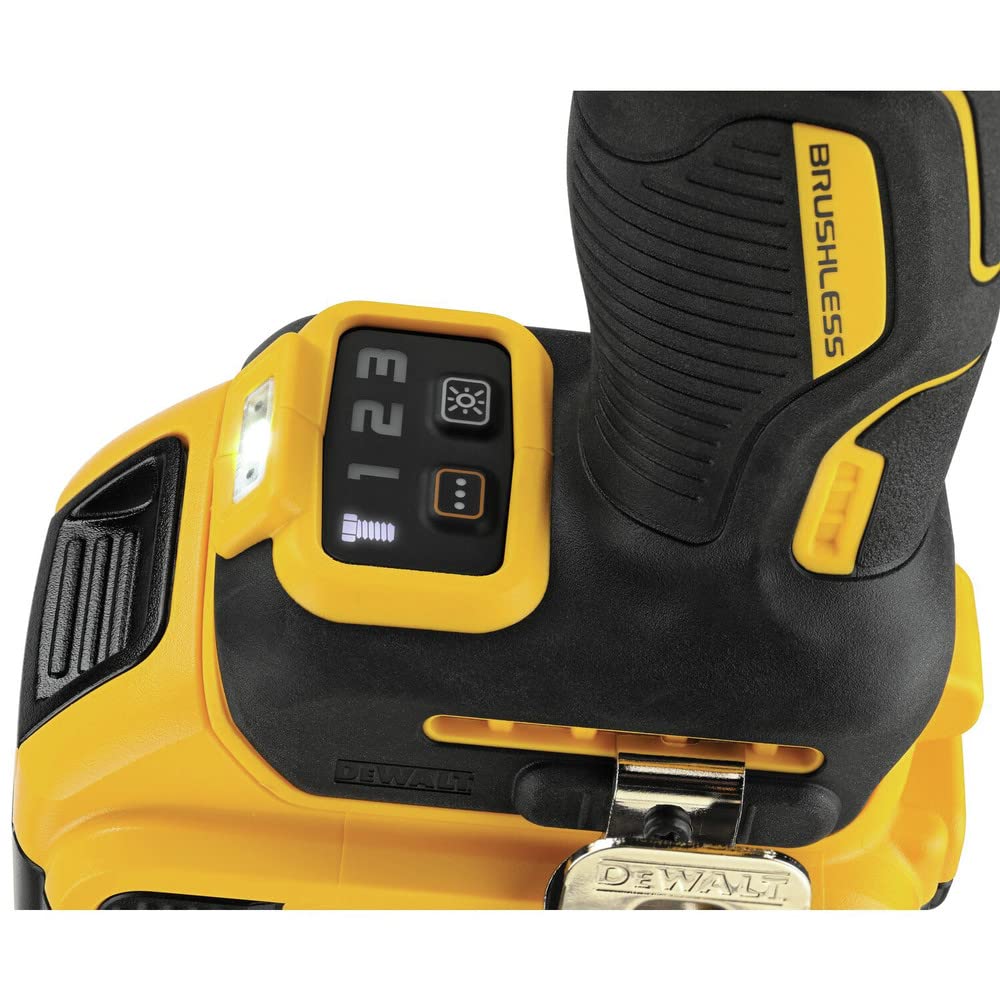 DEWALT DCF891B compact design enables easy use in tight spaces.