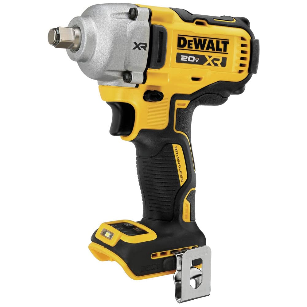 DEWALT DCF891B front view showing high torque for tough fastening tasks.