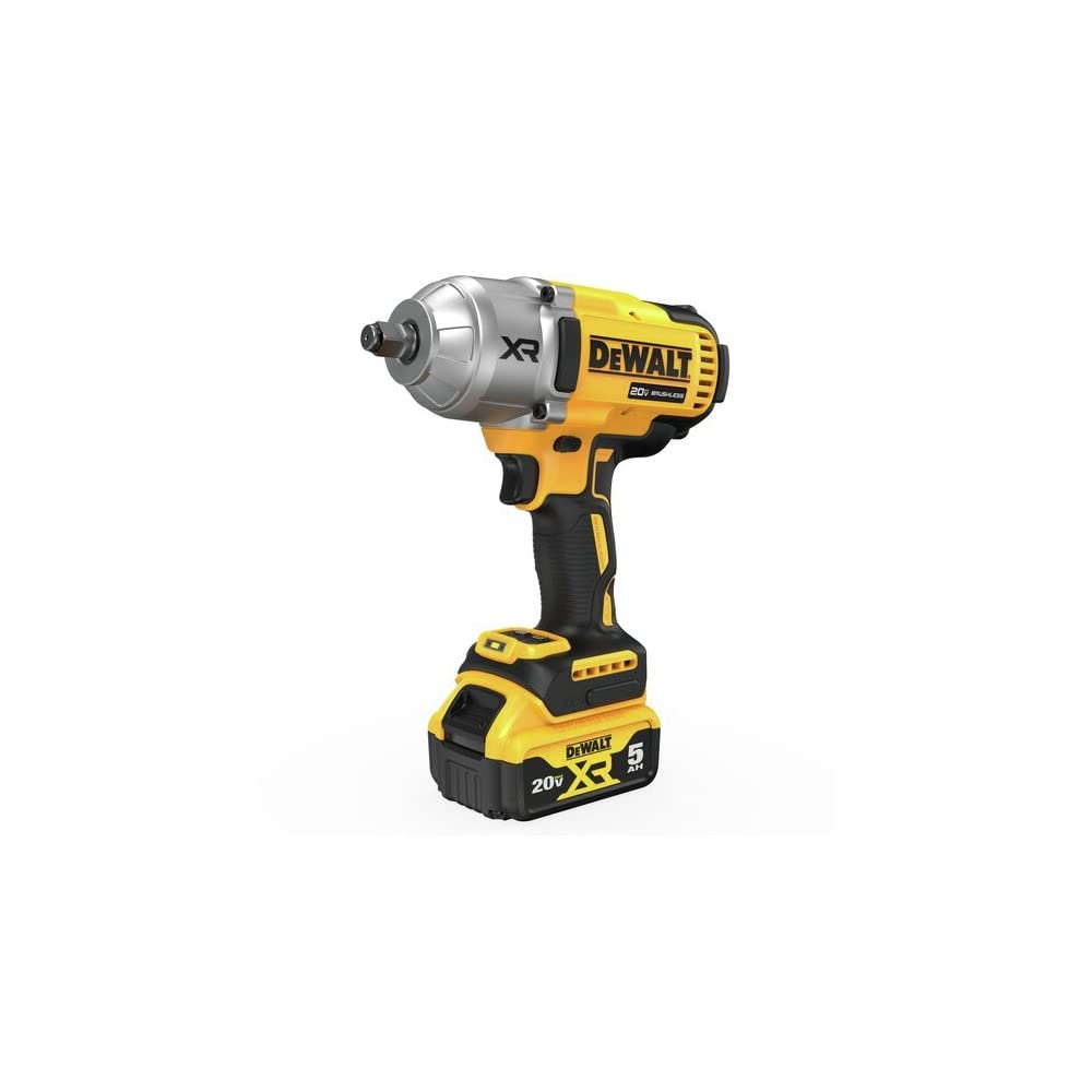 DEWALT DCF900P2 hog ring anvil enabling secure tool connections on tough jobs