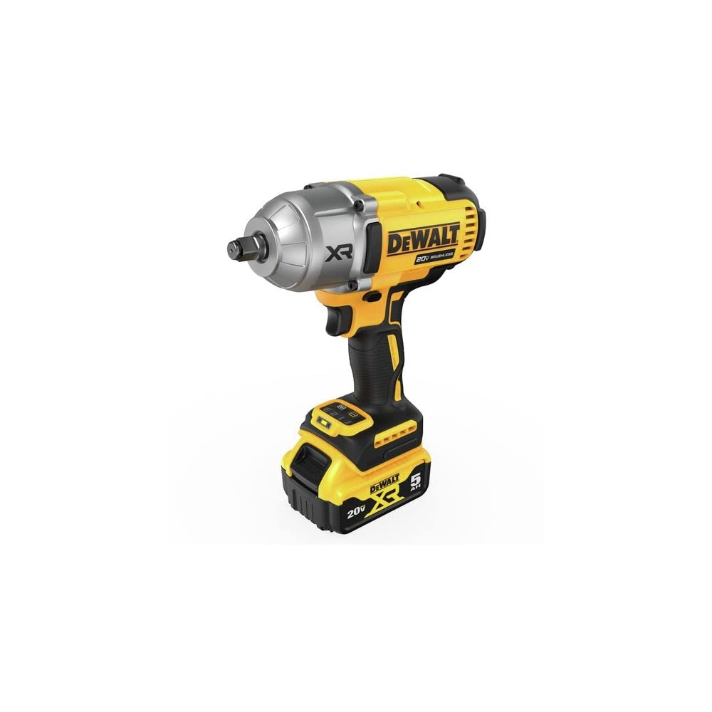 DEWALT DCF900P2 LED work light illuminates dark workspaces