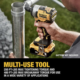 DEWALT DCF911B breakaway torque up to 400 ft-lbs for stubborn fasteners.