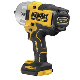 DEWALT DCF961B LED work light improves visibility in dim areas.