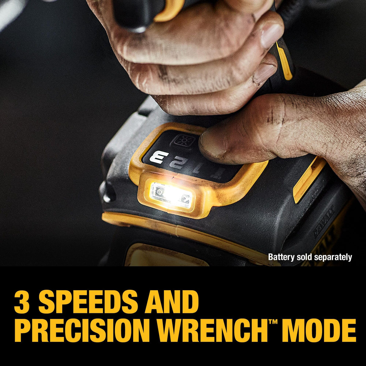 DEWALT DCF964B three-quarter inch drive for heavy-duty fastening.