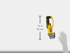 DEWALT DCG412B two-finger trigger with lock-off for secure use