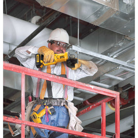 DEWALT DCG412P2 angle grinder Quick-Change Wheel Release enables tool-free wheel swaps.