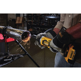 DEWALT DCG426B adjustable grip with dual-position switch for versatile handling