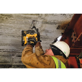 DEWALT DCH273B rotating dial selects drill, hammer drill, or chip modes