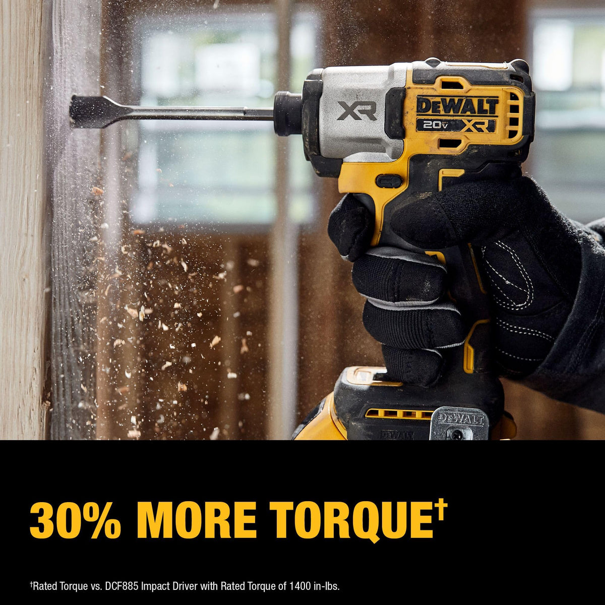 DEWALT DCK250QQ2 closeup brushless motor for efficient performance.