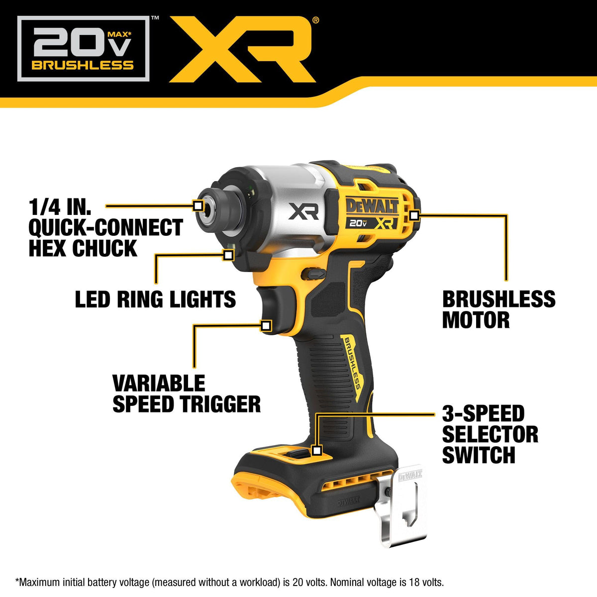 DEWALT DCK250QQ2 hammer drill in action delivering high power.