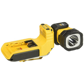 DEWALT DCL044 magnet mounting enables hands-free illumination on metal surfaces