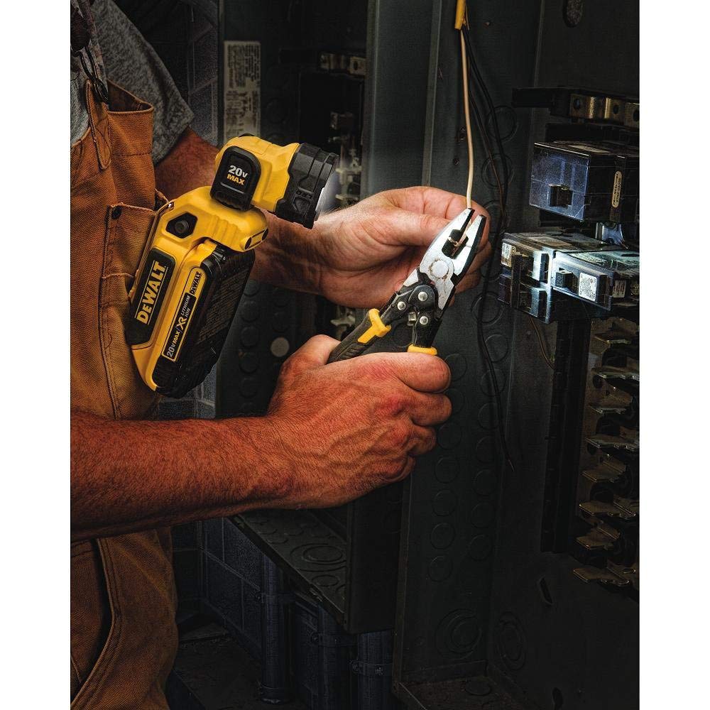 DEWALT DCL044 quick setup light aiding task visibility