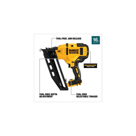 DEWALT DCN660B with 20V battery showing cordless convenience for molding projects