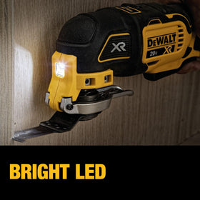 DEWALT DCS356B 3-speed selector matches task needs.