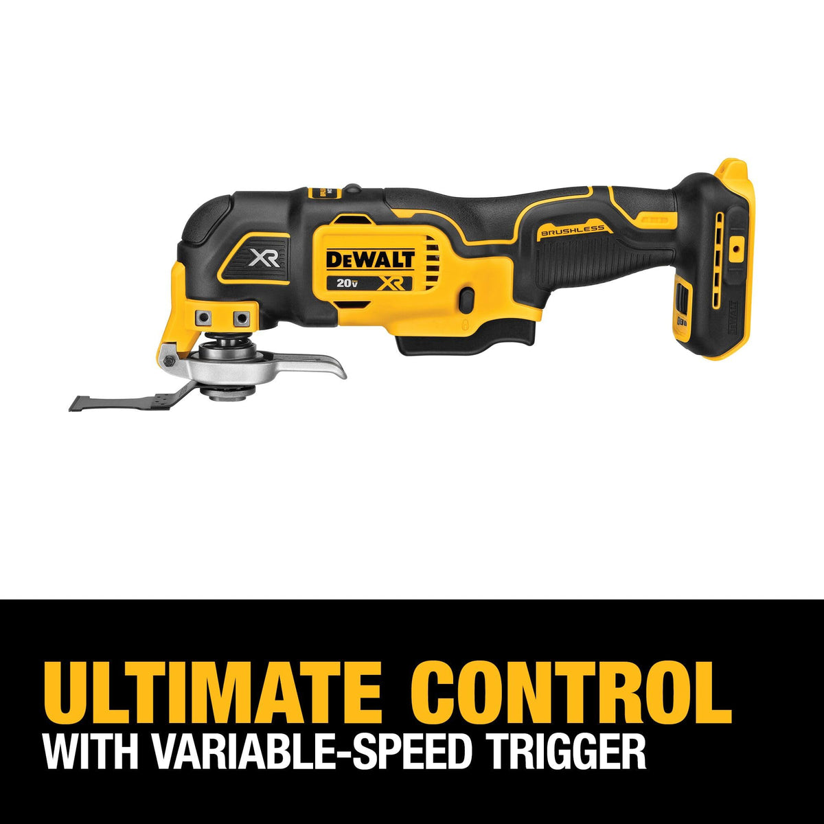 DEWALT DCS356B LED work light brightens tight workspaces.