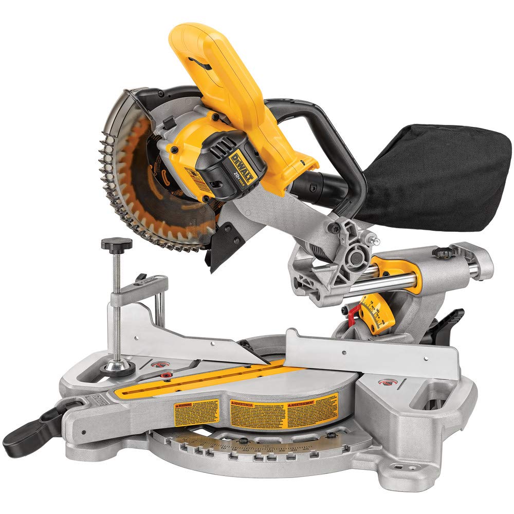 DEWALT DCS361B cut line position aids precise alignment for accurate cuts.