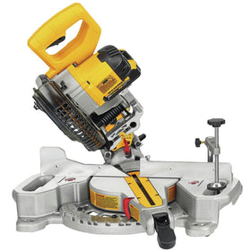 DEWALT DCS361M1 precision miter system and machined base fence for durability
