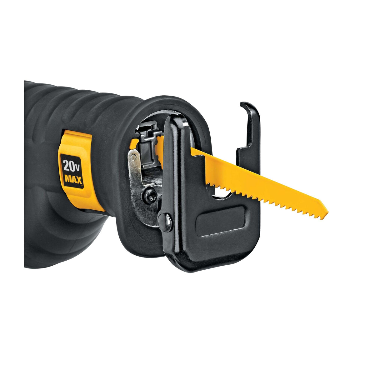 DEWALT DCS380P1 double oil sealed shaft resists contaminants.