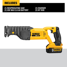 DEWALT DCS380P1 with 4-position blade clamp enables fast blade changes.